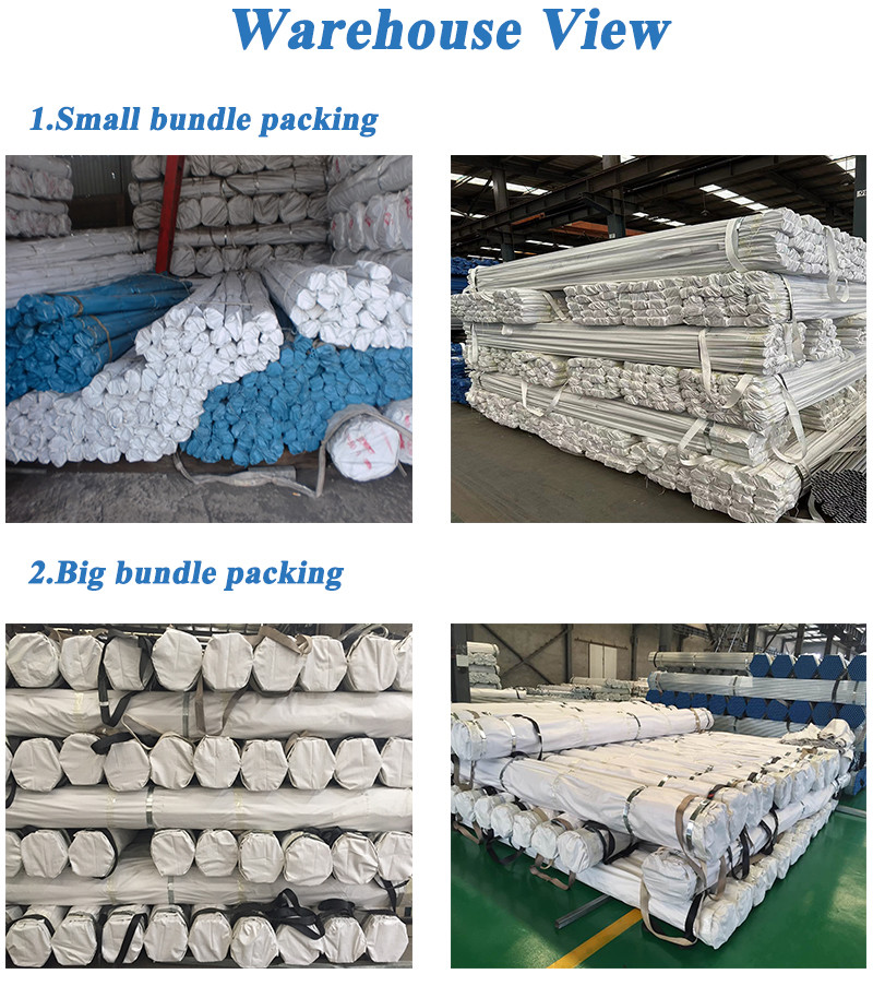 Construction Building Materials 1/2"-4" Electrical GI EMT Conduits For EMT Conduit UL Listed