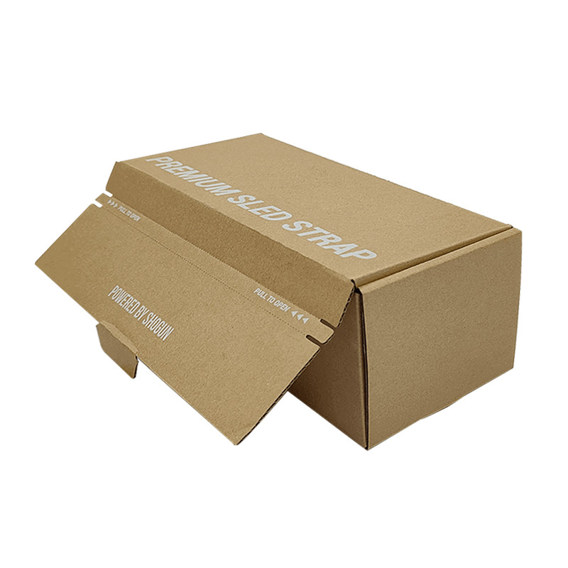 Luxury Electronic Commerce Shipping Box With Flute Material And Ribbon Accessories