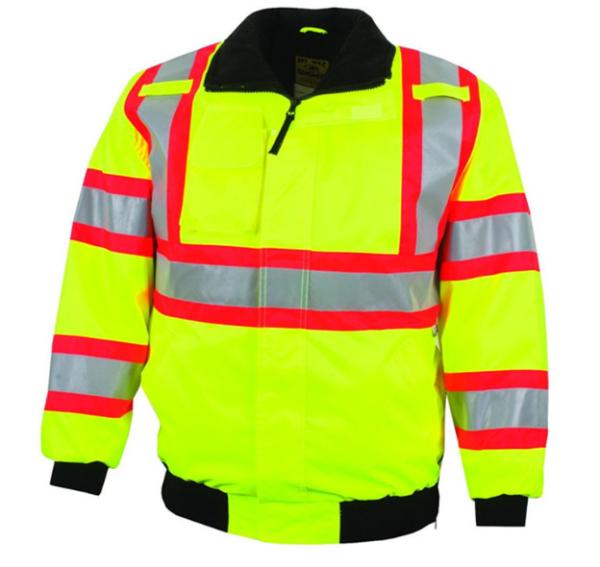 Reflective PPE Safety Wear High Quality Fluorescent Yellow Polyester Reflective