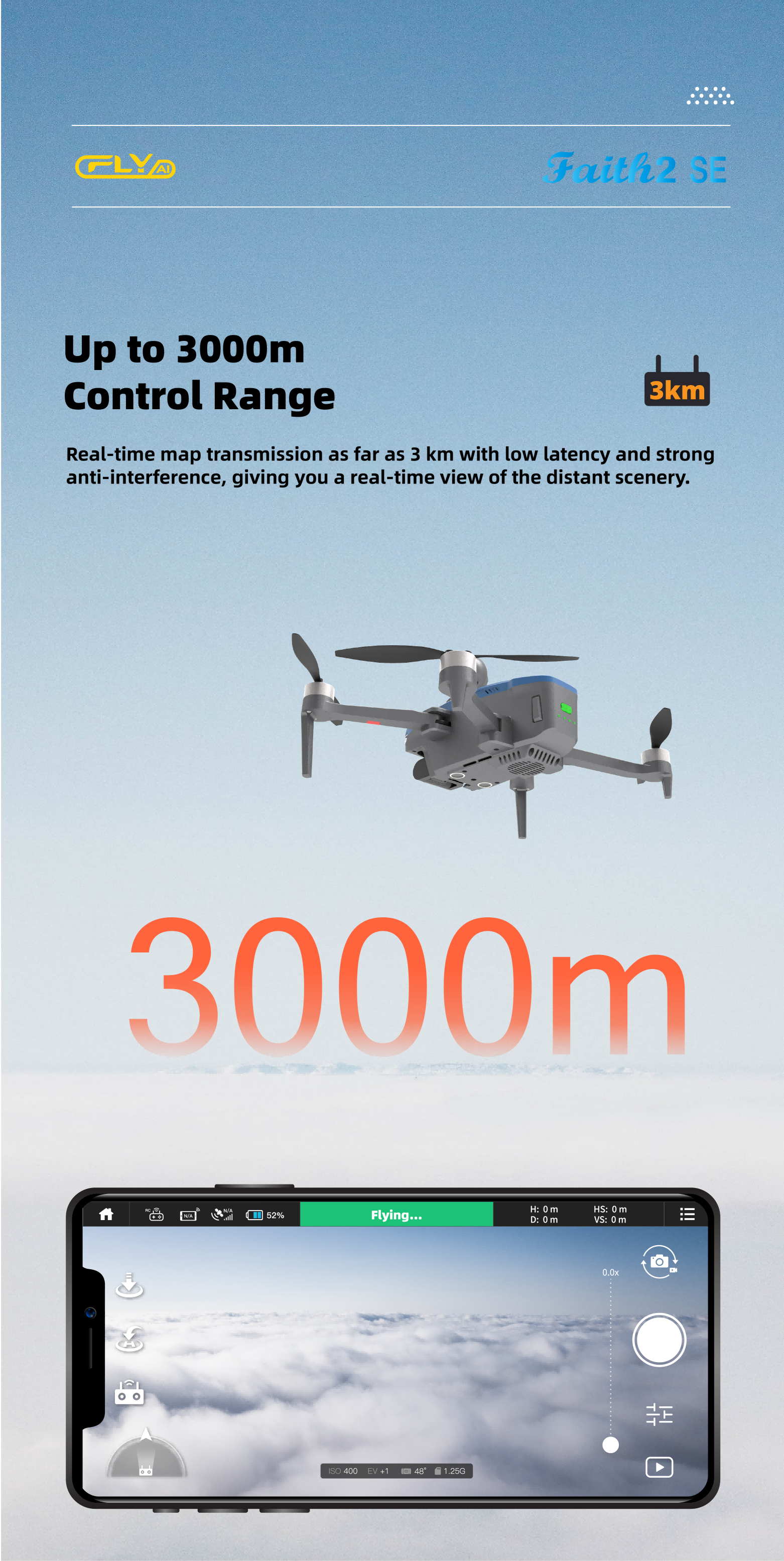 Cfly Faith 2se 27mins Fly Professional Long Distance Range Obstacle Avoidance Gps Rc Quadcopter 4k Hd Camera Fpv Drone 2.4g