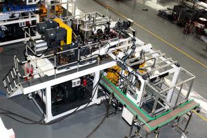 China High Speed Extrusion Blow Molding Machine , HDPE Blow Molding Machine wholesale