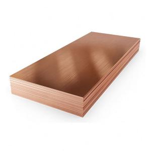 China Cathode Pure C10100 Copper Sheet With Mill Polished Bright Surface wholesale