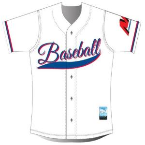 China Full Size Boys Baseball Jersey , 300gsm Powersports Custom Baseball T Shirts wholesale
