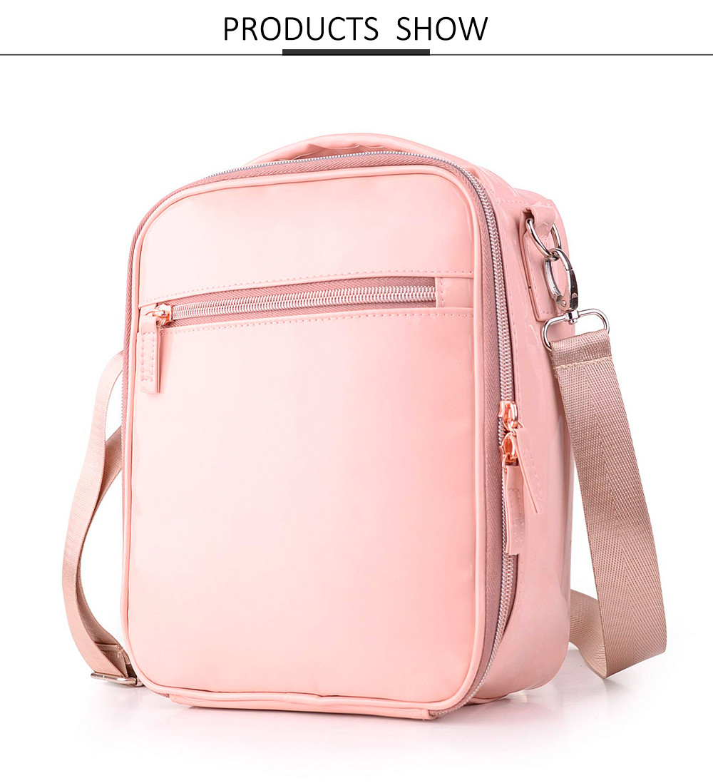 Waterproof Pink Reusable Insulated Lunch Cooler Bags For Kids