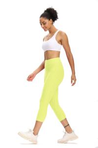 China High Waist Leggings Active Stretch Fitness Gym 3/4 Yoga Pants For Women wholesale