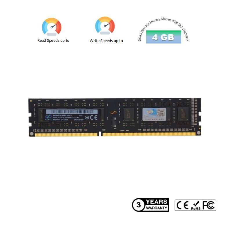 Desktop Memory Module DDR3 1600MHz 2GB 4GB 8GB 16c DDR RAM Memory RAM
