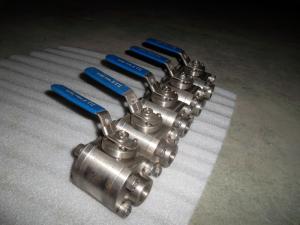 China SW Ends Connection F316 Three Piece Forged Ball Valve wholesale