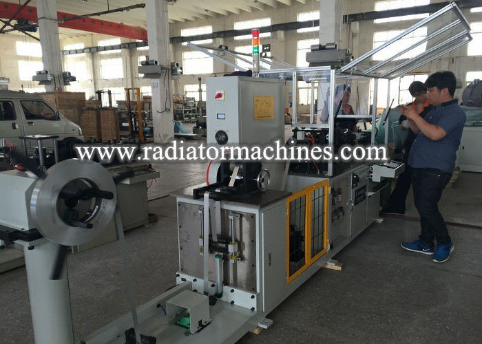 Fully Automatic Radiator Making Machine For Making Copper And Aluminum Foil Fin