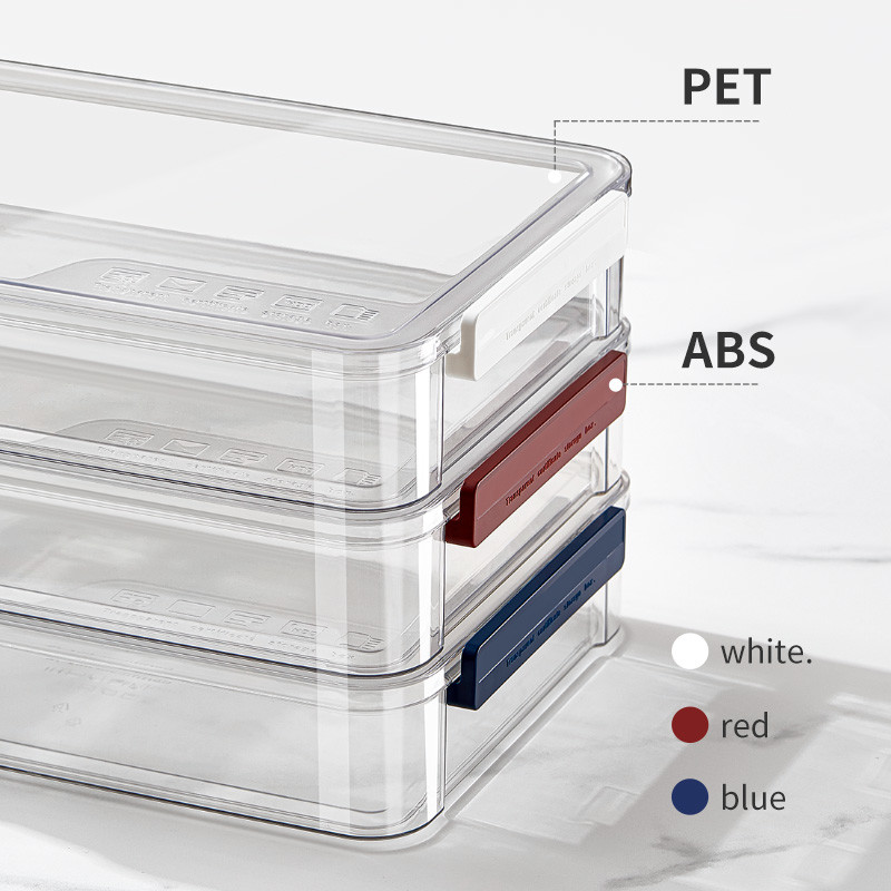 A4 File Documents Portable Project Case Clear Stackable Plastic Art Organizer Containers File Scrapbook Paper Storage Box