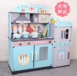 Environmentally Safe Simulated Kitchen Wooden Toy Set Girl Cooking Utensils