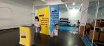 30ft Curved Trade Show Exhibition Display Aluminum Trade Show Booth For CES