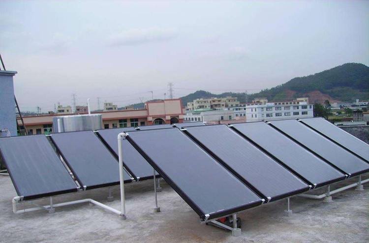 11-100 KW Commercial Solar Water Heater Galvanized Sheet Housing Material