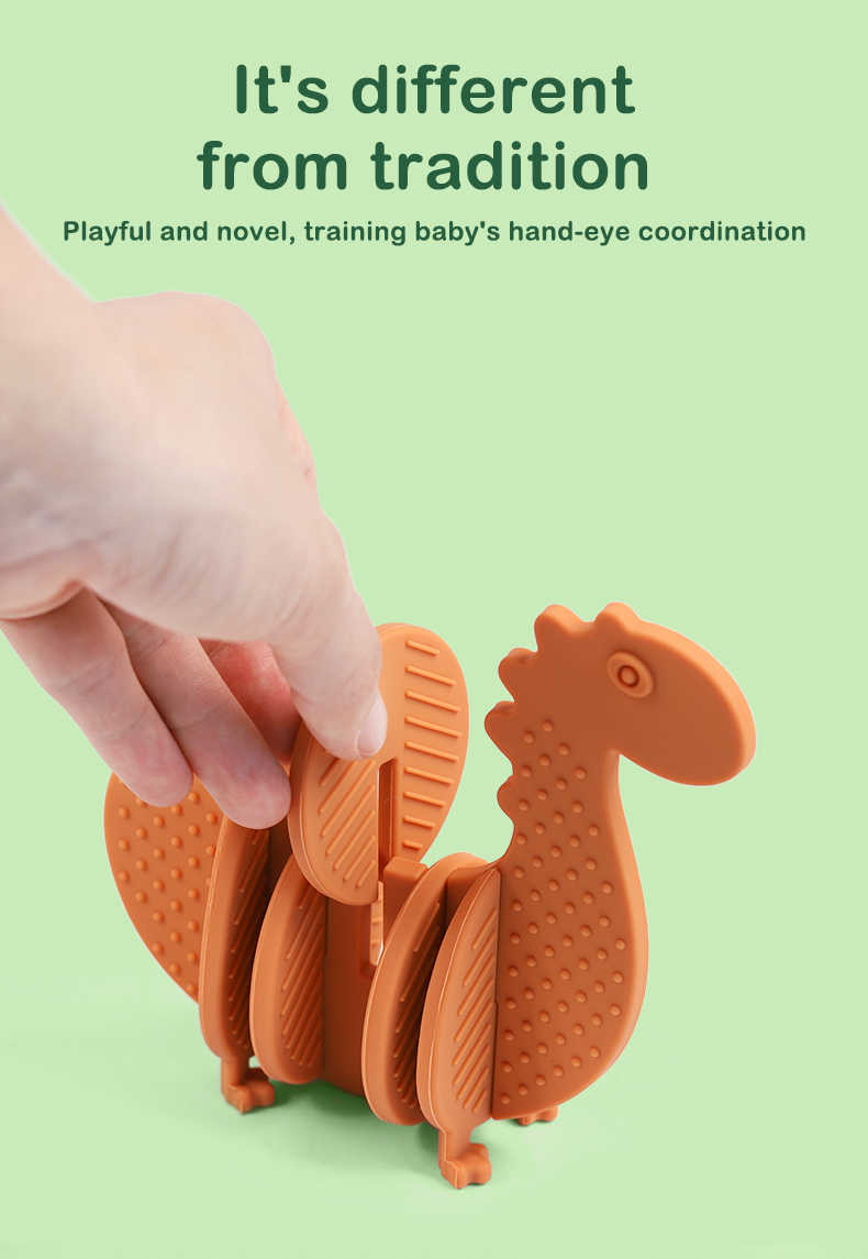 Kids Educational Soft Silicone Building Blocks Animal Shape Silicone Blocks