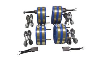 China Customized Collector Crane Slip Ring Carbon Brush Alternator Slip Ring Replacement wholesale
