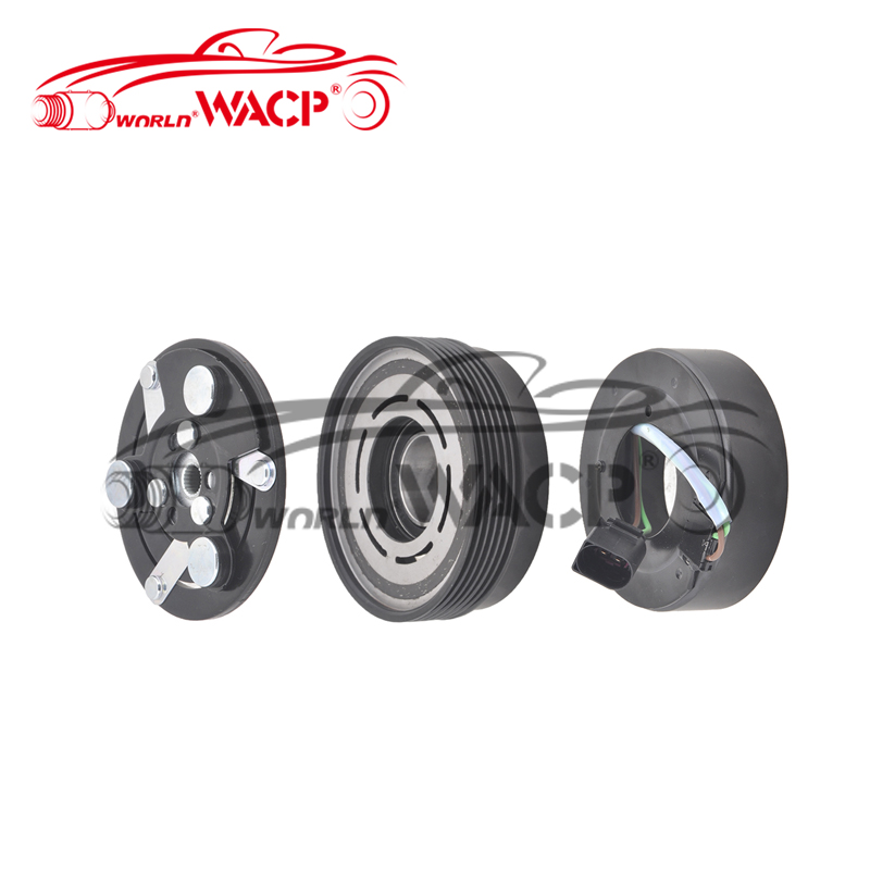 For VW Bora for Caddy for Seat Alhambra Car AC Compressor Clutch 7V16 6PK 12V CLVW006