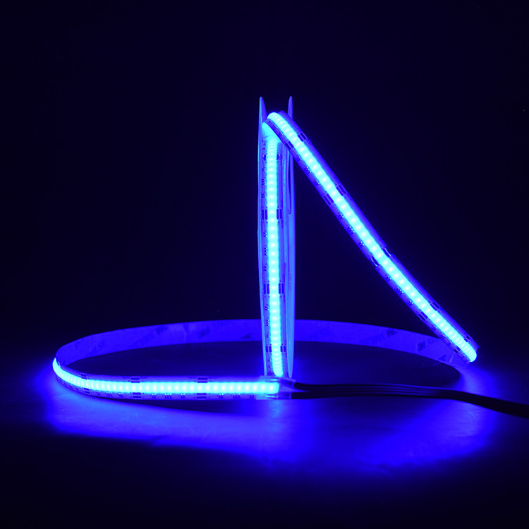 COB RGB LED Strip 12V 810LEDs/m High Density Soft Flexible COB RGB Tape LED Light for Indoor Decoration Lighting