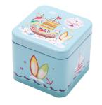 OEM Logo Printed Biscuit Tin Box Cookies Metal Cannaburst Tin