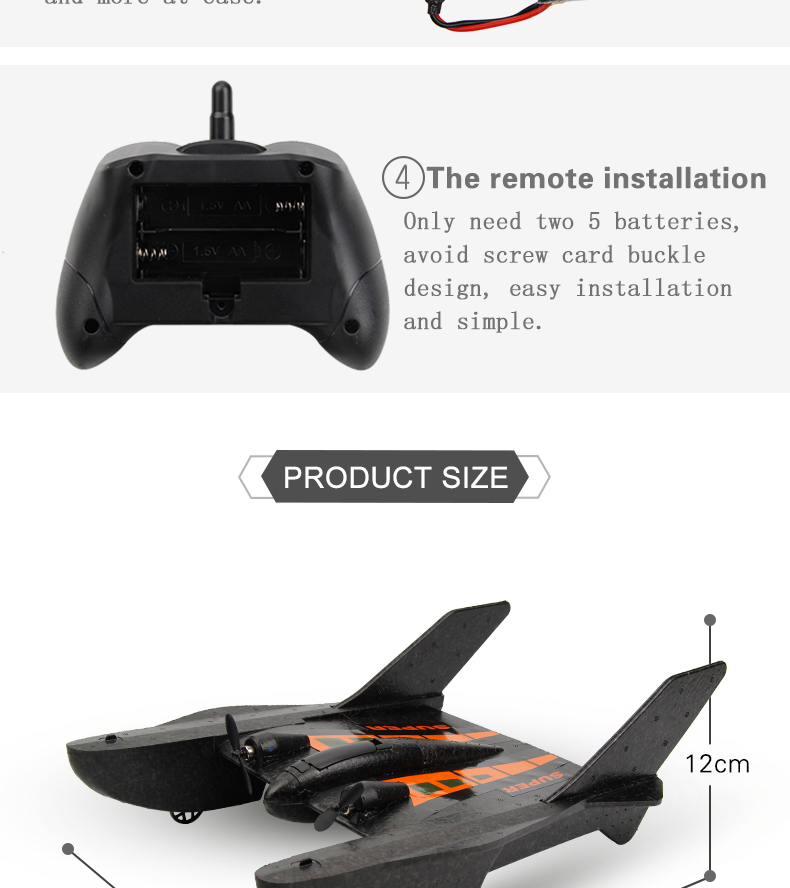 Material Fx815 Fx-815 Rc Plane Remote Control Airplane Ready To Fly 2.4ghz 2 Channels Epp Foam Aircraft Model For Kids Adult