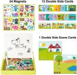 Customized Children'S Wood Magnetic Jigsaw Puzzles Learning Toys For 4 Year Olds