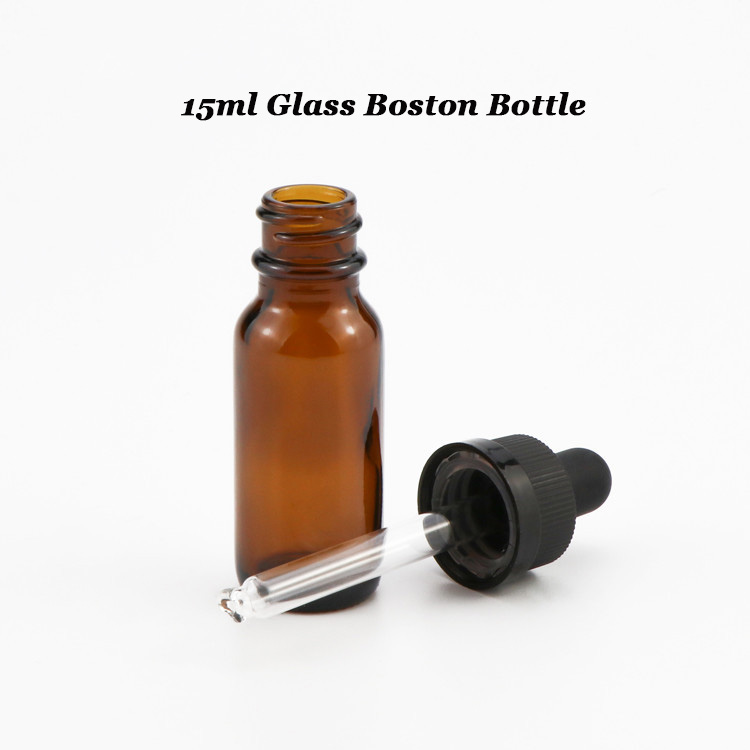 1oz 2oz 3oz 4oz Cobalt Blue Boston Glass Bottle for Cosmetics Essential Oil Customized Colors and Samples Process 2-3 days