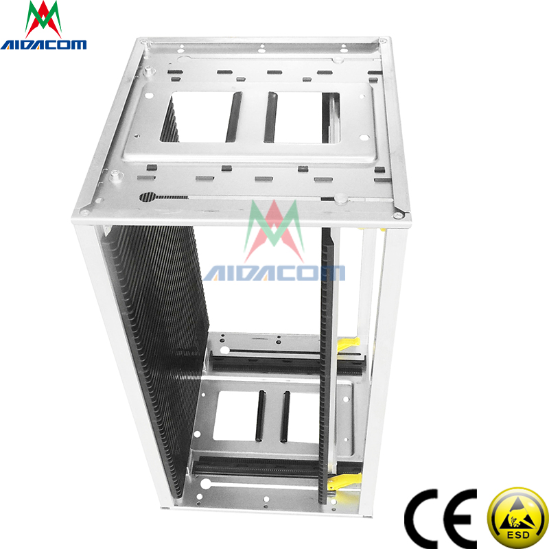 Automated Retrieval 200 Degree PCB Antistatic Magazine Rack
