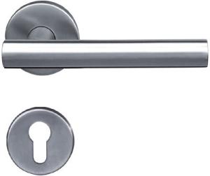 China Antirust Satin Stainless Steel Door Handles For 40mm Min Door Thickness wholesale