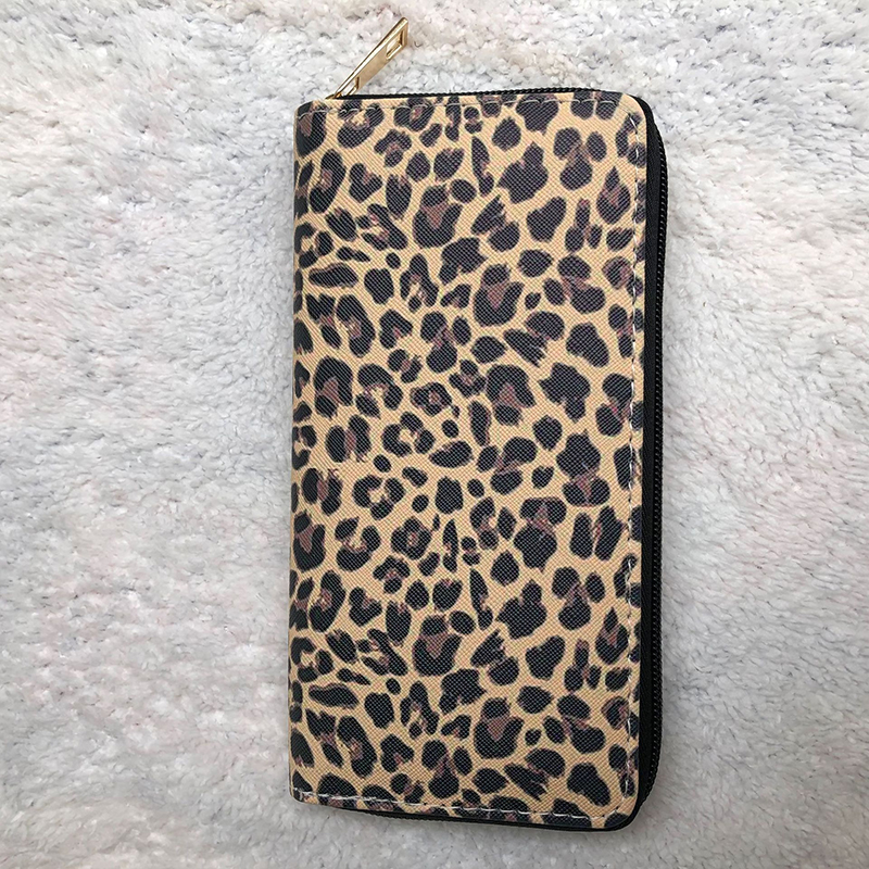 Customizable Cow Print Aztec Cactus Smart Wallet for Western Style Fashion Enthusiasts
