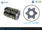 Carbide Steel Scarifier TCT Tungsten Cutter With About 10000 Sqm Life For