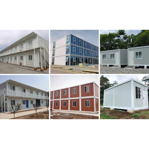 20ft Flat Pack Shipping Container Home Portable Buildings Portable Durable Fireproof Waterproof