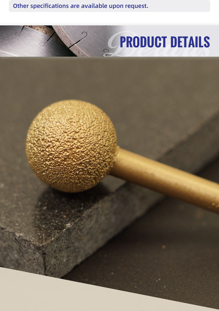 Stone Slab Milling Cutter Electroplated Engraving Bit with Diamond and Diamond Powder