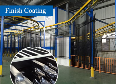 tubular diplomat panels 2100mm*2400mm stain INTERPON powder