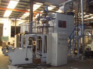 China Double Winder PP Film Blowing Machine Rotary Blown Film Extruder wholesale