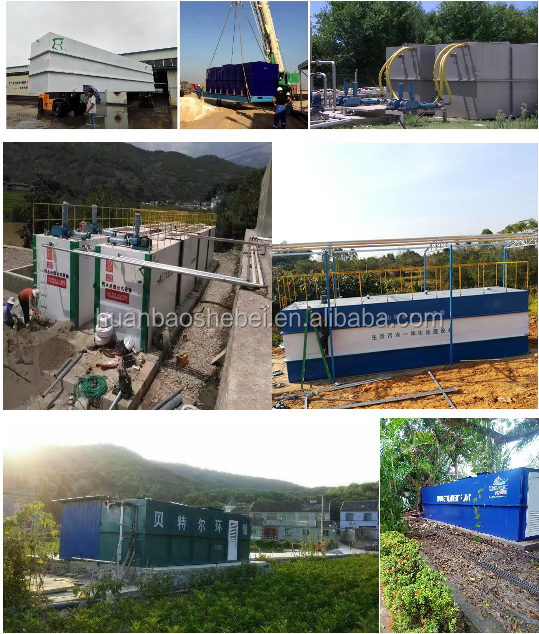 2024 Buried Sewage Treatment Equipment MBR for Stable Operation and Seaworthy Packing