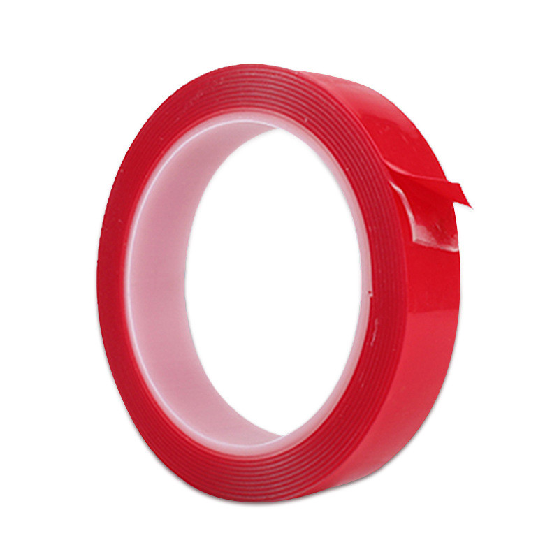 Nano Red Double-sided Adhesive Acrylic High Viscosity Non-marking Transparent Dispensing