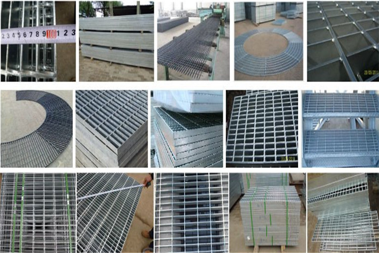 Hot DIP Galvanized Steel Bar Grating Finish Plain Floor Welded Grating
