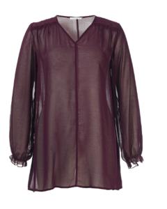 China V Neck Fashion Ladies Blouse Ladies Chiffon Blouse Quick Dry For Summer / Spring wholesale
