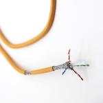 Cat 6 shielding communication cable 8 core pure copper conductor network cable
