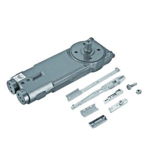 China Floor Hinge top hinge, color:black, casting iron, weight capacity 100kgs, wholesale