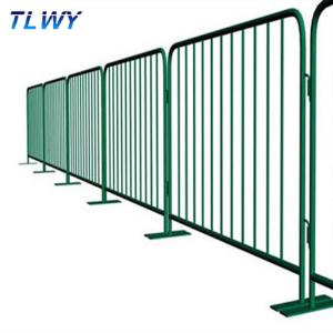 China Removable Pedestrian Fence Panels 42mm O.D. Barrier Crowd Control wholesale