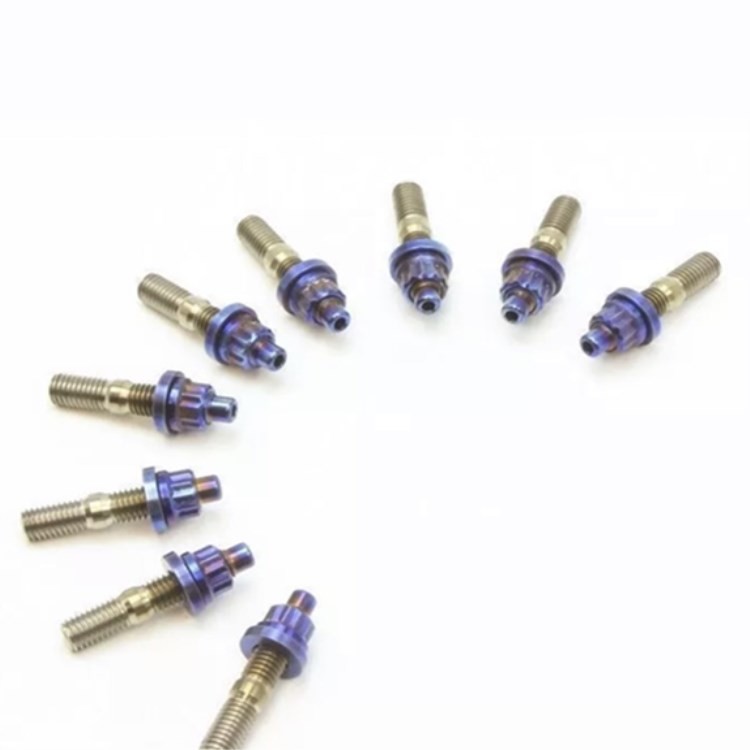 Threaded Stud Bolts Trivalent Black For Various Industrial Applications