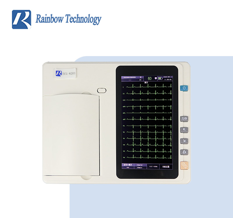 Portable Type 7 Inch Medical ECG Machine With Interpretation For Ward