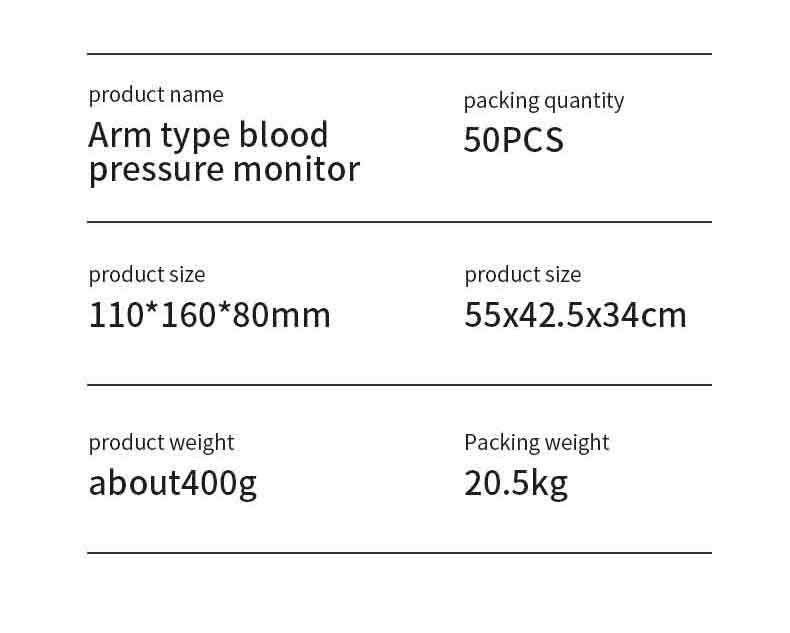 White Electronic Home Blood Pressure Device With Voice Function One Touch Measurement