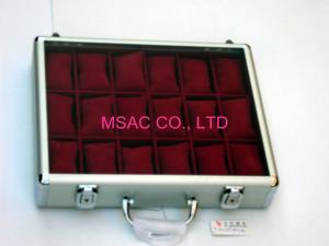 China MS-WT-08 Aluminum Watch Case / Acrylic Watch Case Transparent Color For Display wholesale