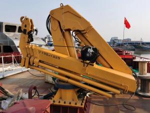 China Hydraulic Knuckle Boom Marine Deck Crane Offshore Slewing Crane wholesale