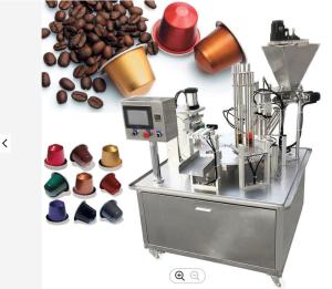 China JS 20CC Rotary Cup Filling Sealing Machine Coffee Powder Filling wholesale