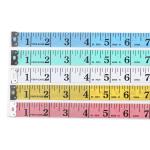 Flexible Plastic Clothing Tape Measure For Tailors Sewing 60 Inch Length OEM ODM