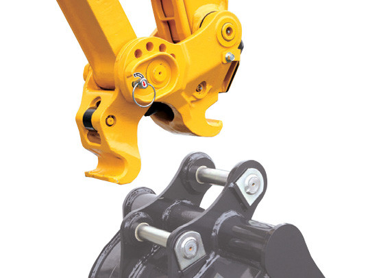 Manual Excavator Attachments Quick Hitch Coupler For KOMATSU KATO SUMITOMO VOLVO