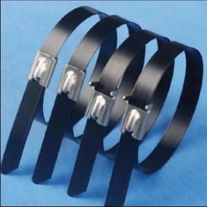 China Stainless steel （PVC coated）cable tie wholesale