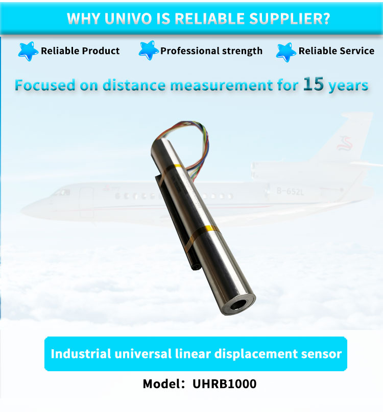 ±25.4 Range UHRB1000Y UNIVO Linear Position Sensor for High Temperature Applications