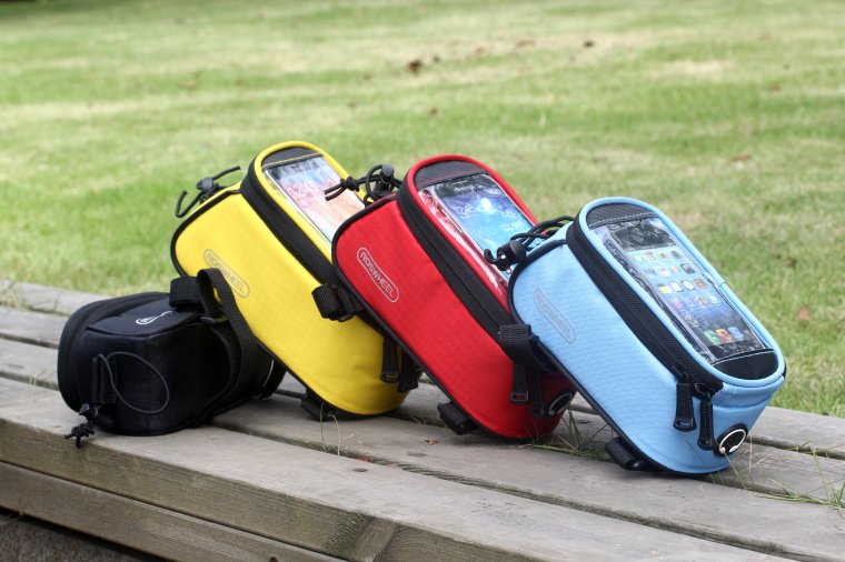 Roswheel 5.5 " L preto da bicicleta da bicicleta frente telefone Bag titular Pouch Zip par